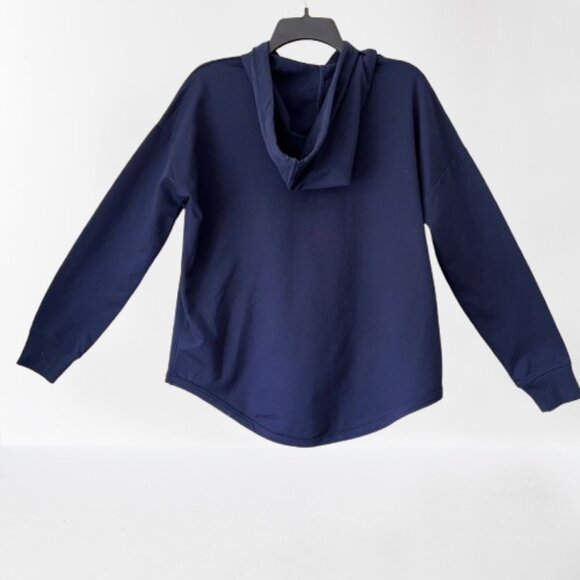 NWT Michael Kors Women’s OVERSIZED Hoodie in True Blue – Size S - Picture 13 of 16